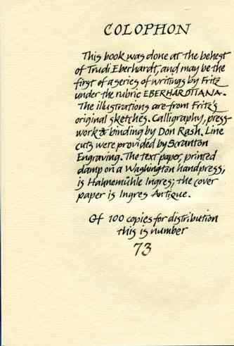Rules Colophon